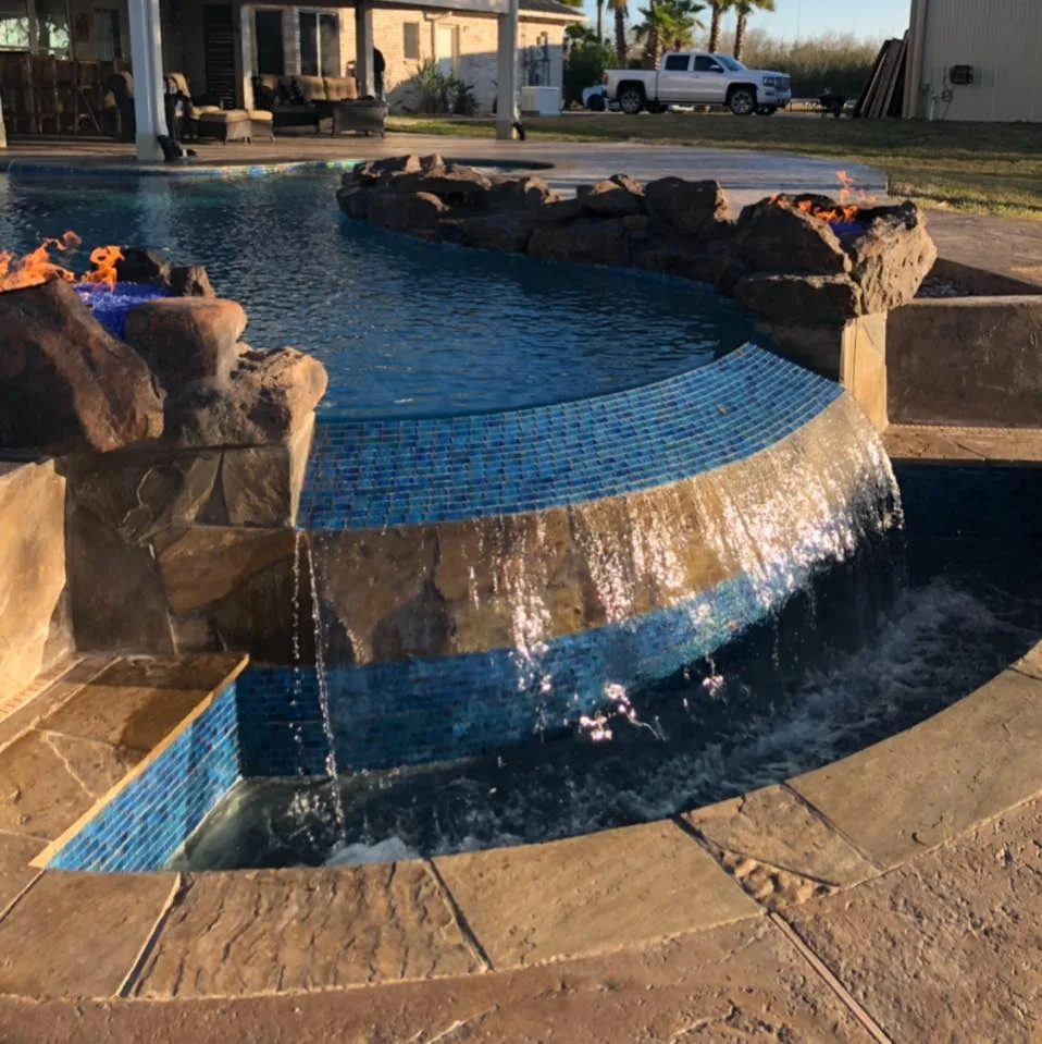 Custom Spas project 2 by Aquatic Pools TX