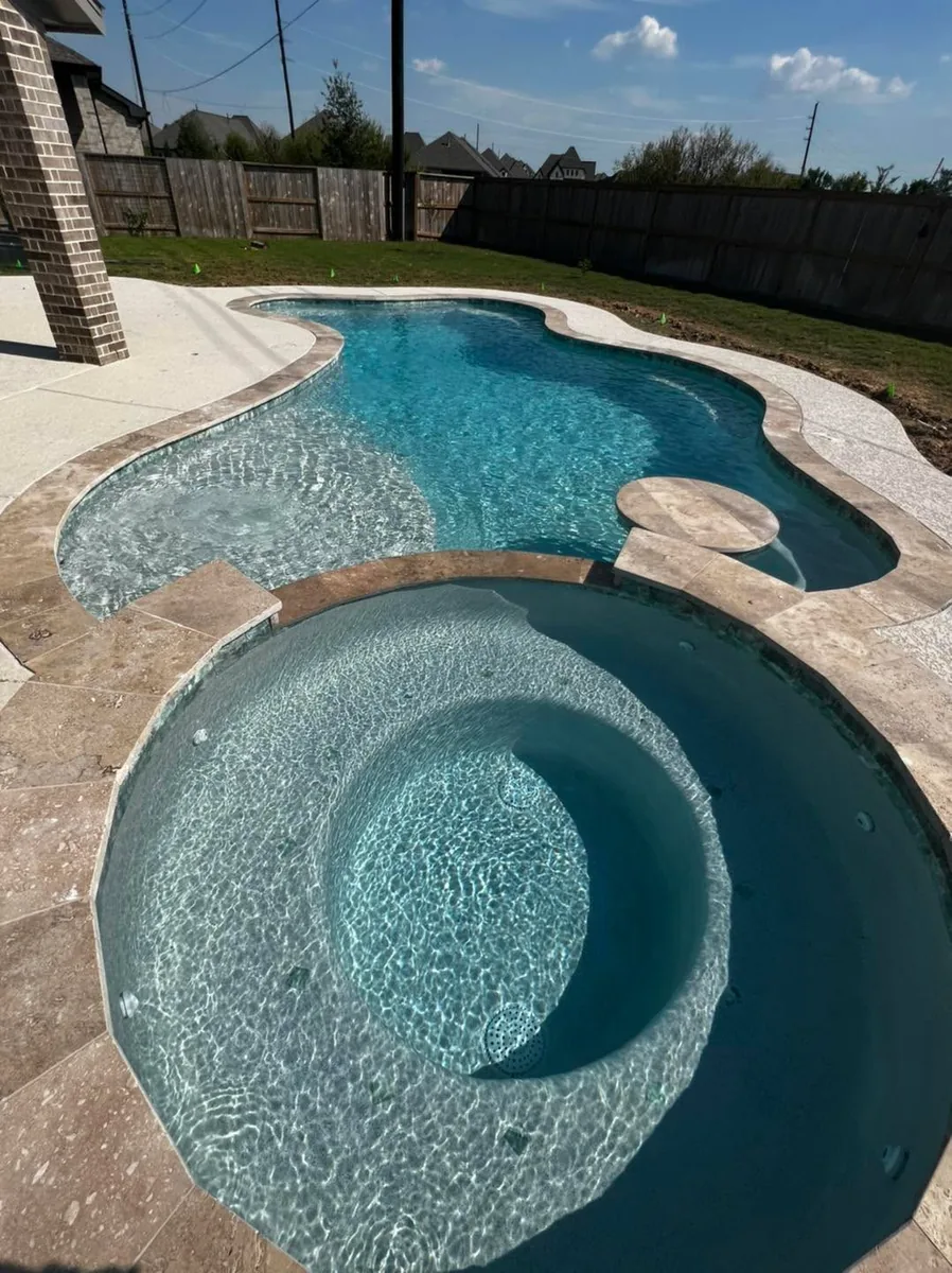 Custom Spas project 7 by Aquatic Pools TX