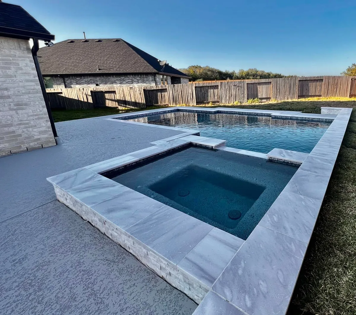 Custom Spas project 8 by Aquatic Pools TX