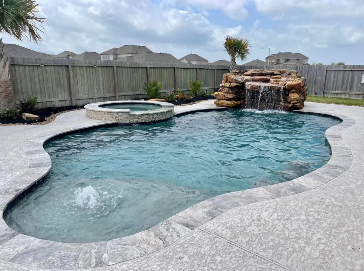 Custom Spas project 9 by Aquatic Pools TX