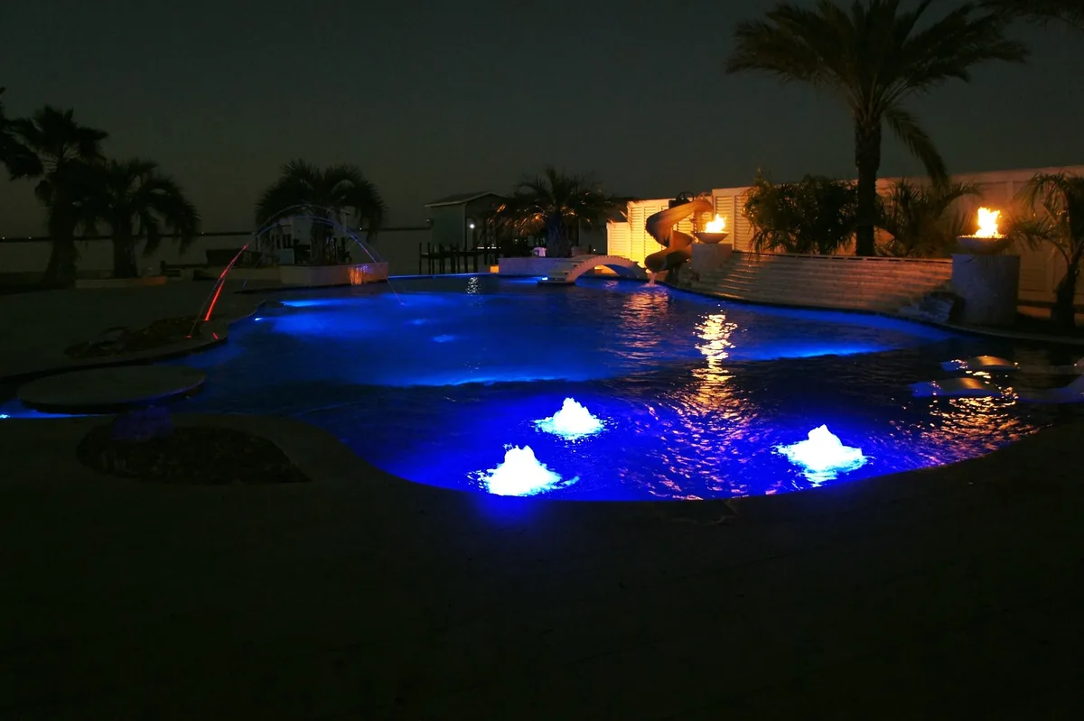 Fire & Water Features project 7 by Aquatic Pools TX