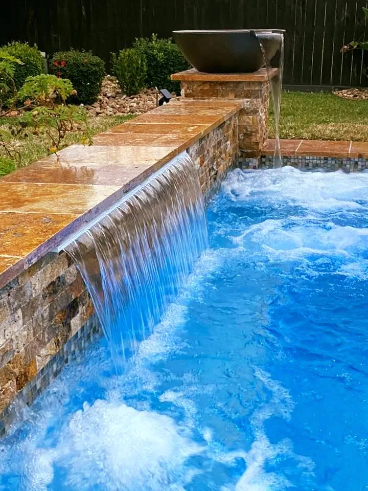 Fire & Water Features project 8 by Aquatic Pools TX