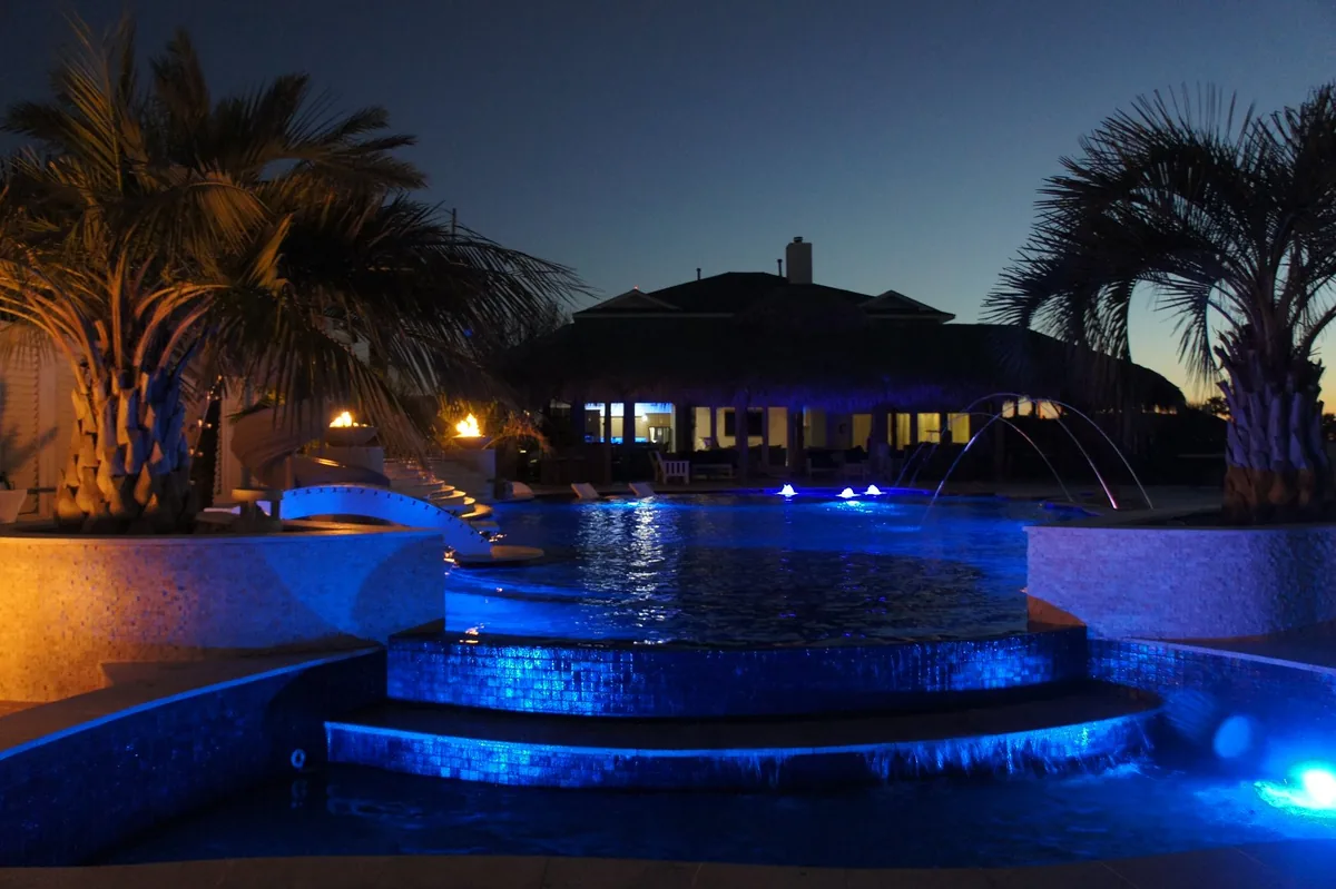 Fire & Water Features project 9 by Aquatic Pools TX