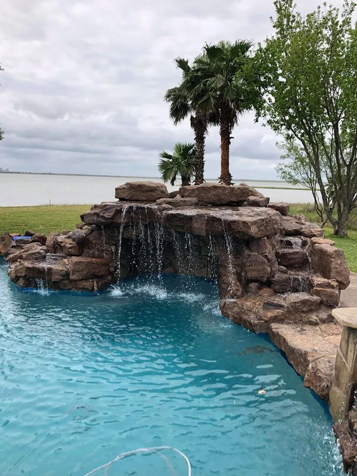 Fire & Water Features project 10 by Aquatic Pools TX