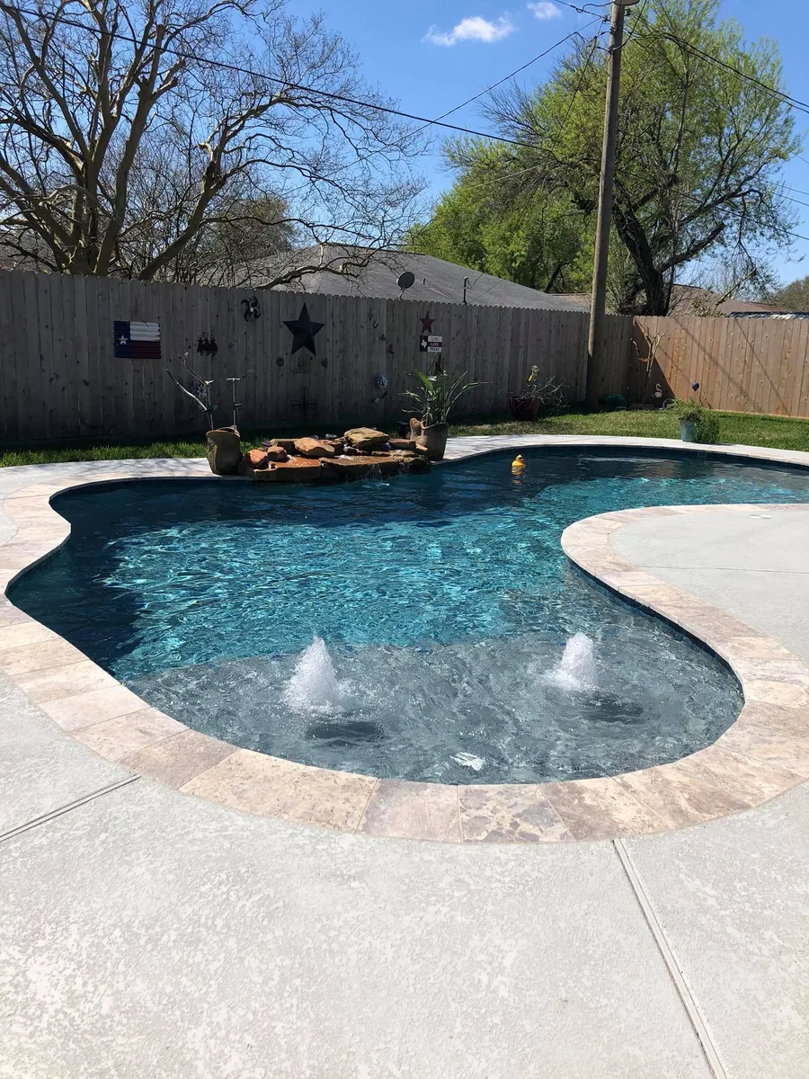 Freeform Pools project 4 by Aquatic Pools TX