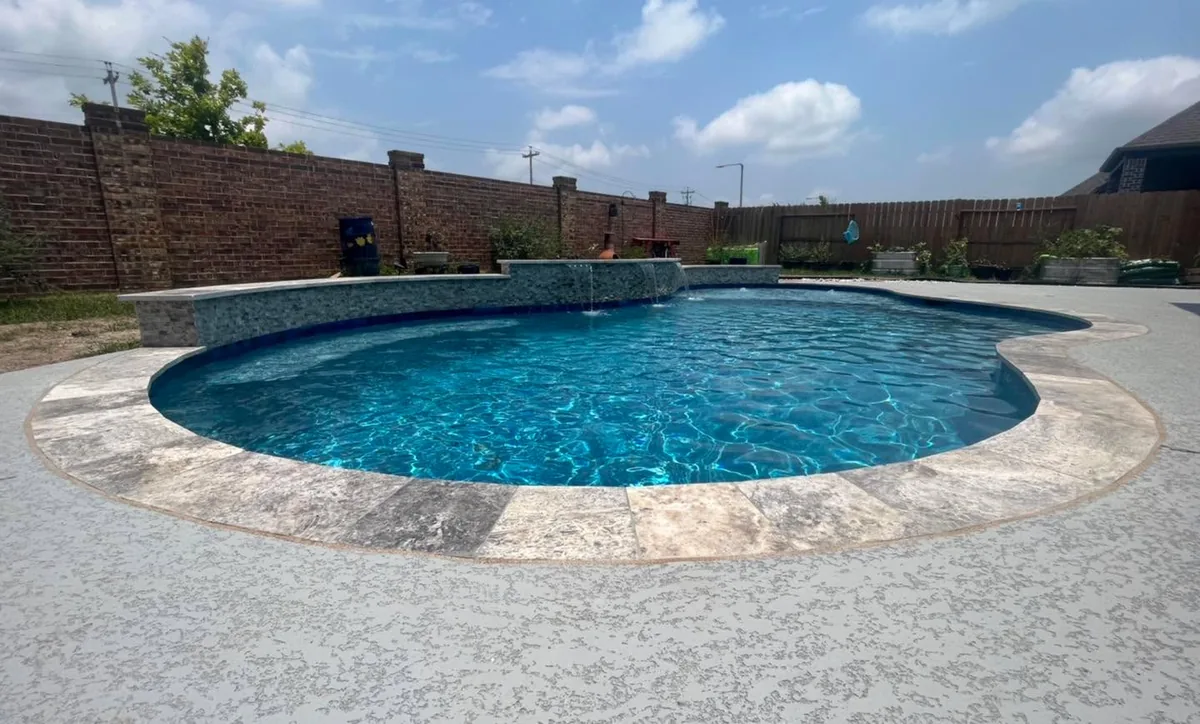 Freeform Pools project 5 by Aquatic Pools TX