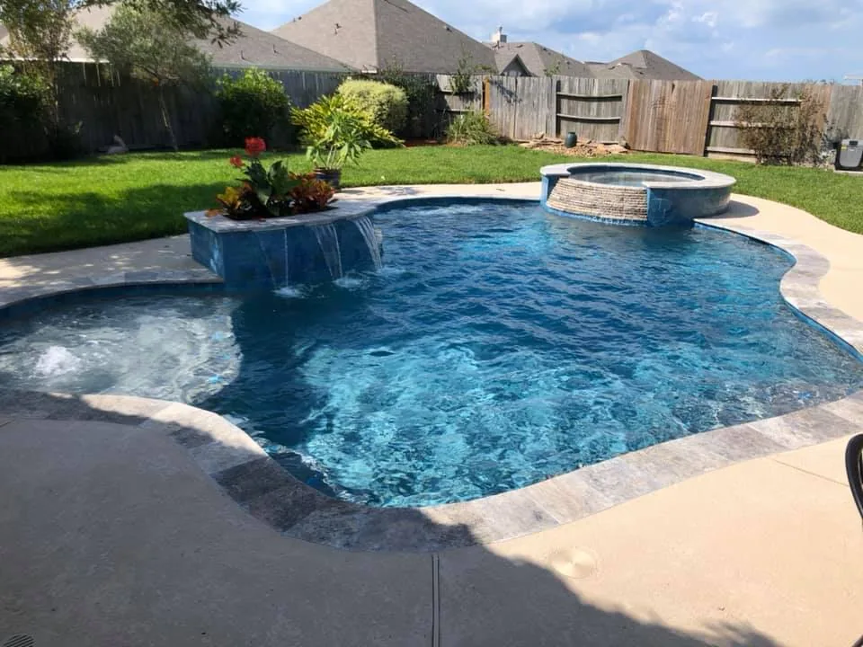 Freeform Pools project 8 by Aquatic Pools TX