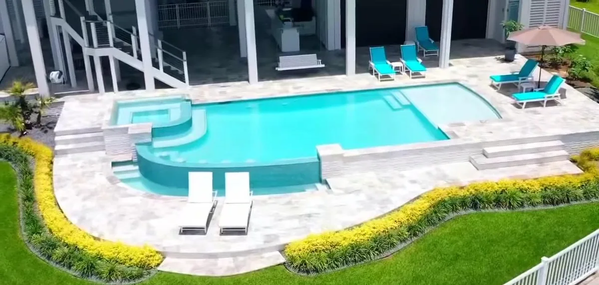 Geometric Pools project 11 by Aquatic Pools TX